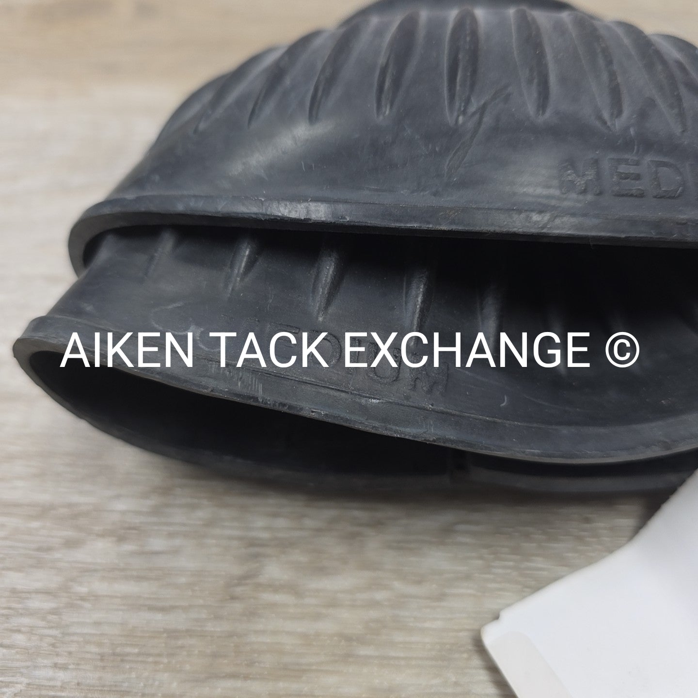 Dover Saddlery Rubber Velcro Bell Boots, Size Medium