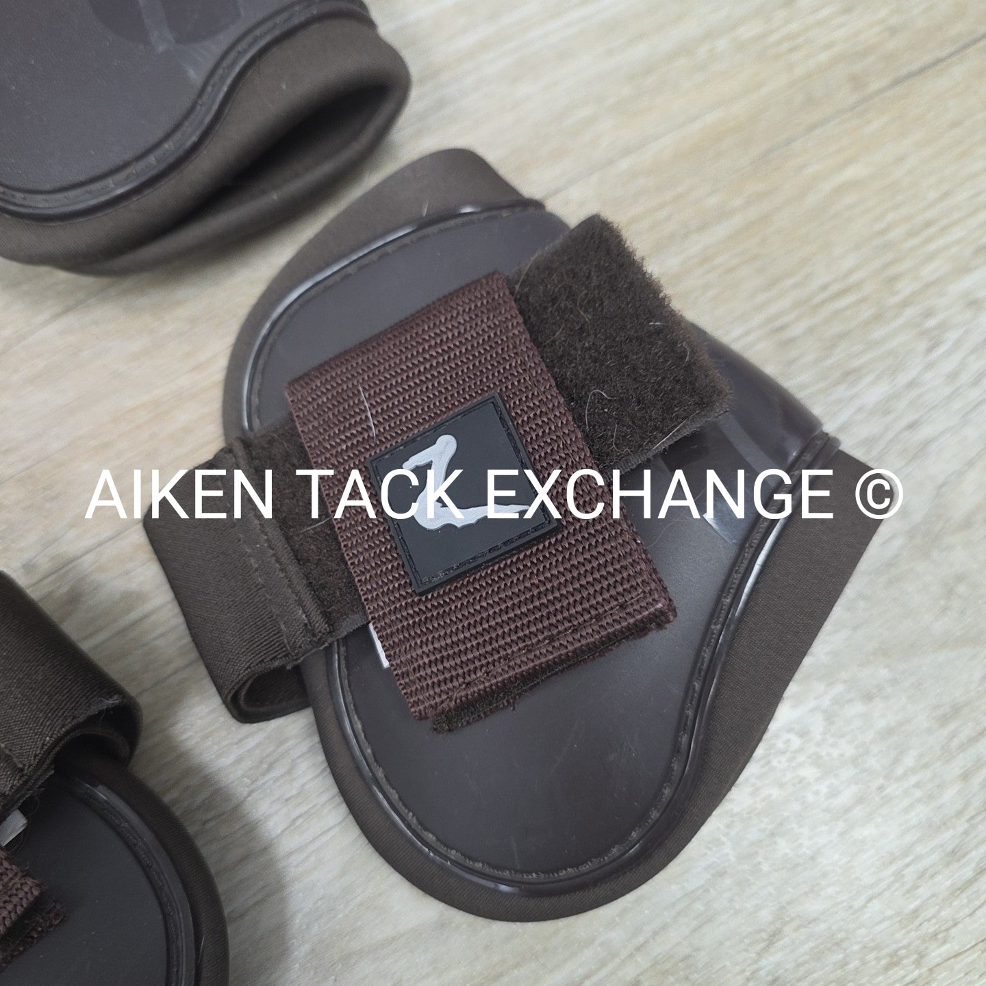 Horze Open Front Tendon Boot Set, Front & Hind, Brown, Size Full