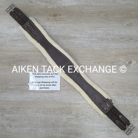 Kentucky Horseware Removable Sheepskin Girth w/ Double End Elastic, 50"
