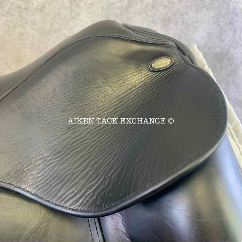 2012 Marcel Toulouse Marianne Platinum Genesis Dressage Saddle, 17.5" Seat, Adjustable Tree, Wool Flocked Panels