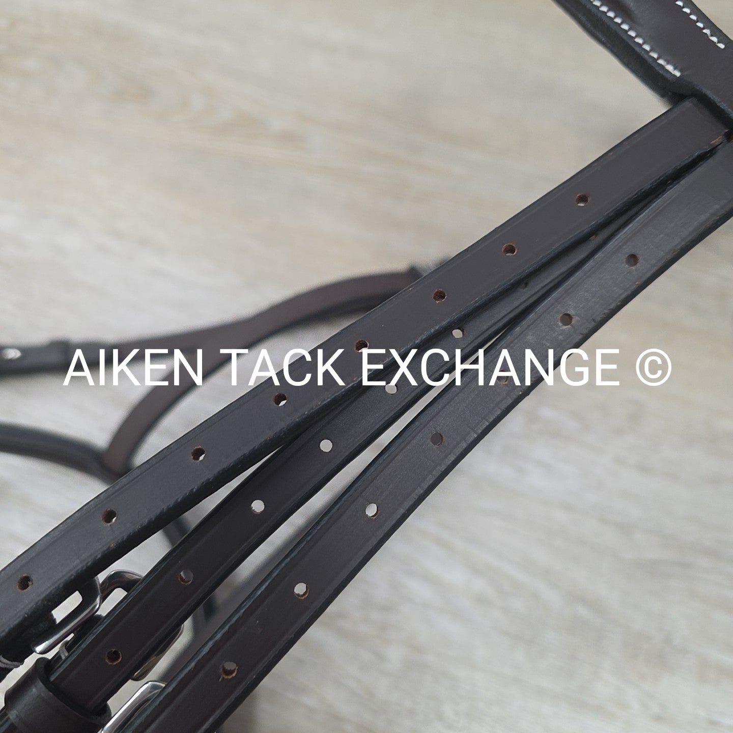 HDR Advantage Mono Crown Padded Bridle with Reins, Havana, Oversize