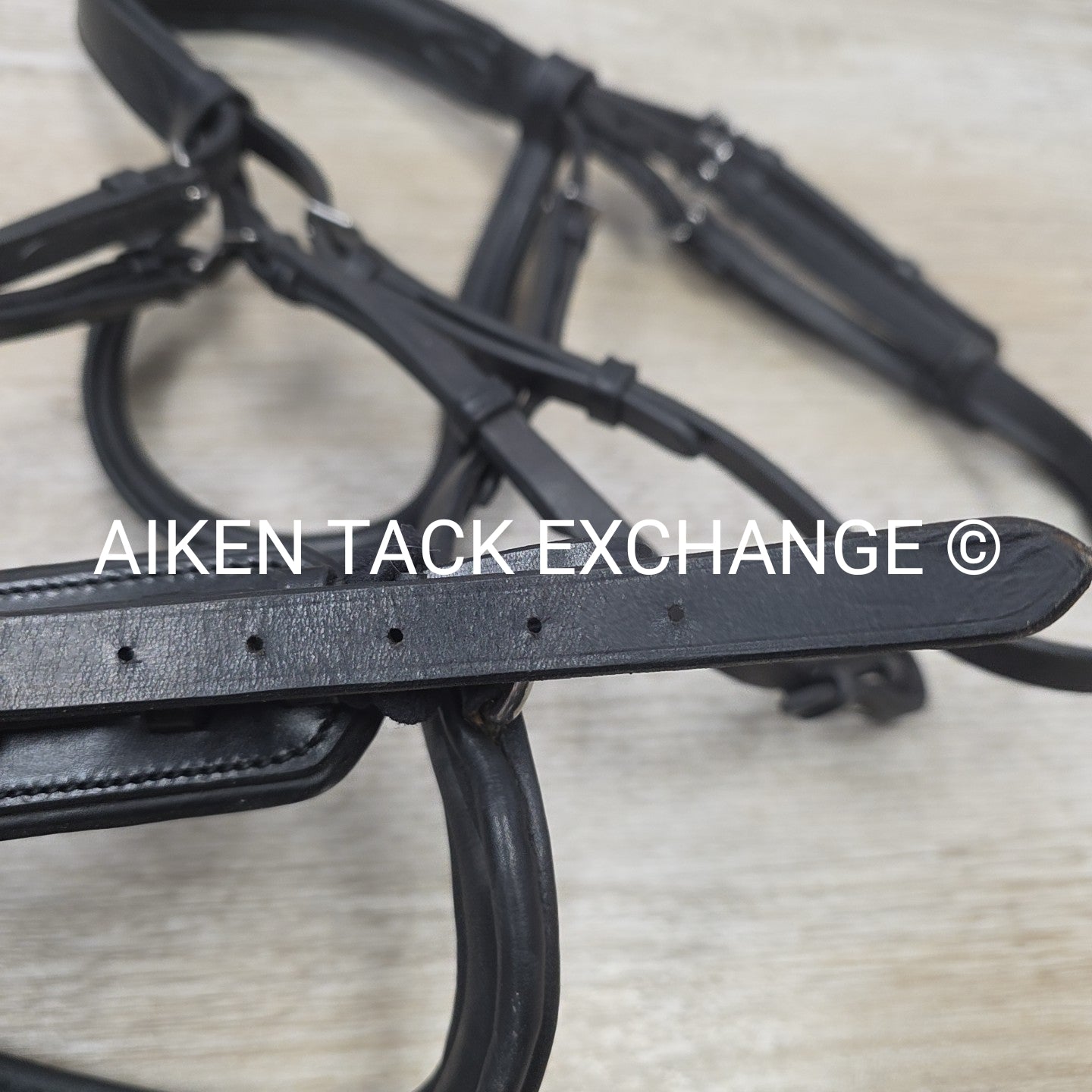 KL Select Red Barn Arena Weymouth Double Bridle, No Reins, Size Full