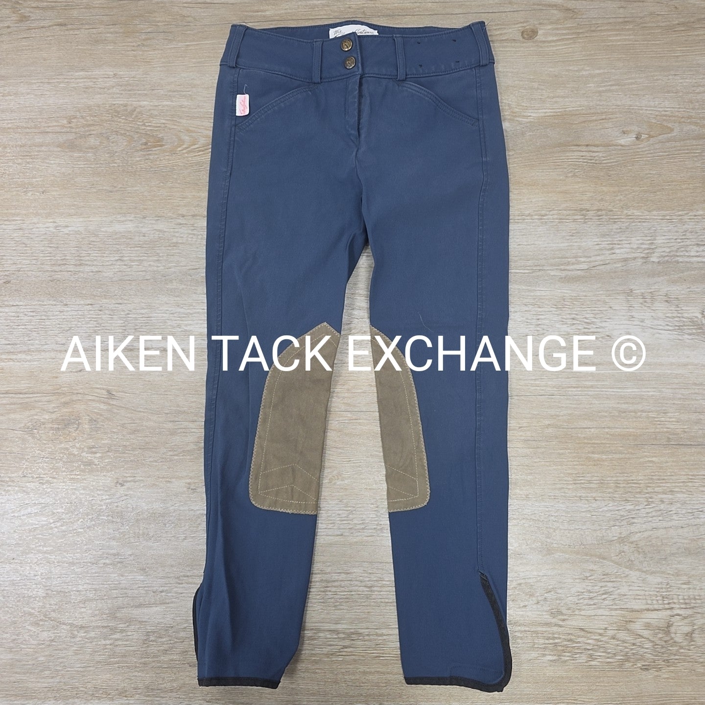 Tailored Sportsman Front Zip Trophy Hunter Knee Patch Breeches, Size 14