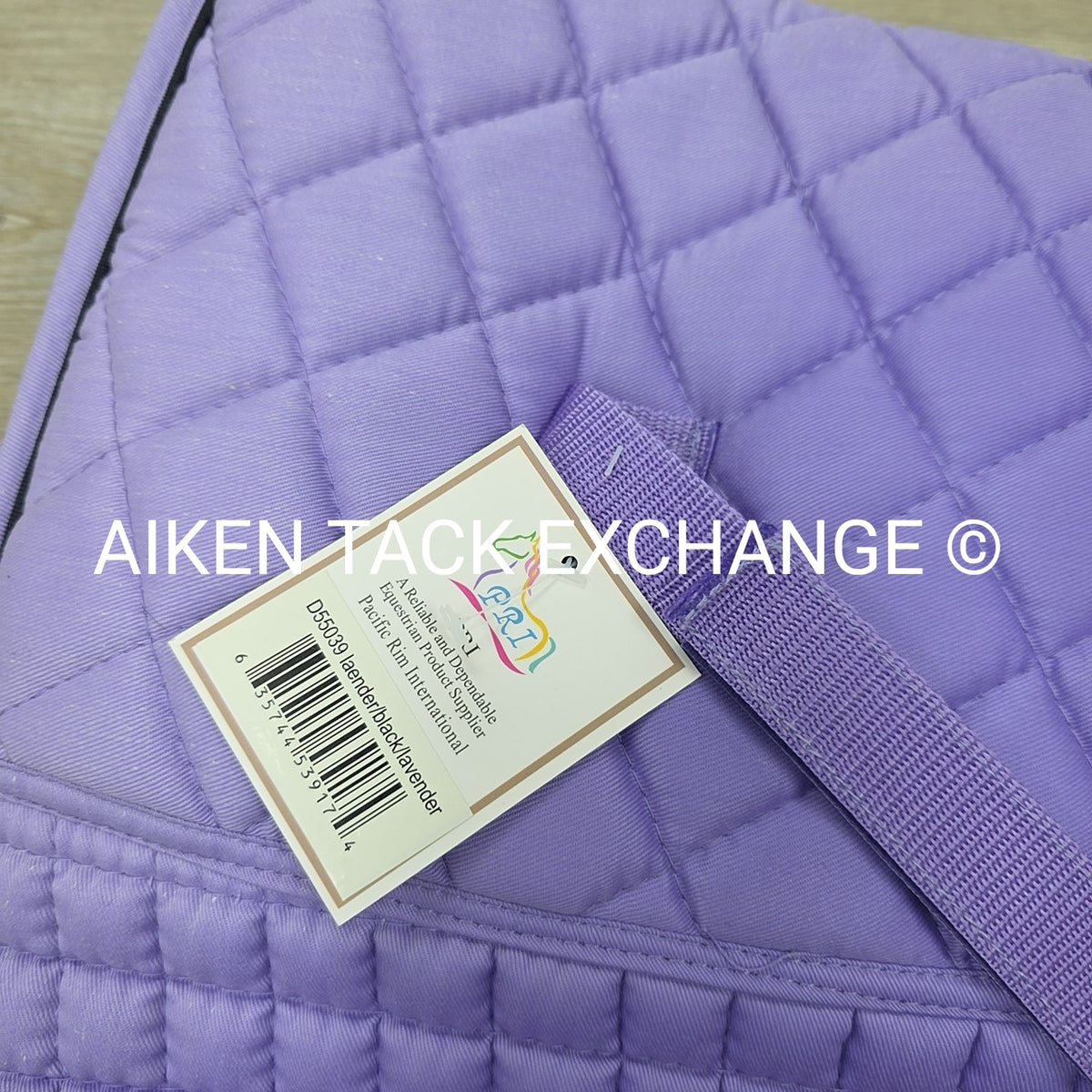 PRI Continental Double Back Cotton Quilted Dressage Pad w/ Fleece Lining