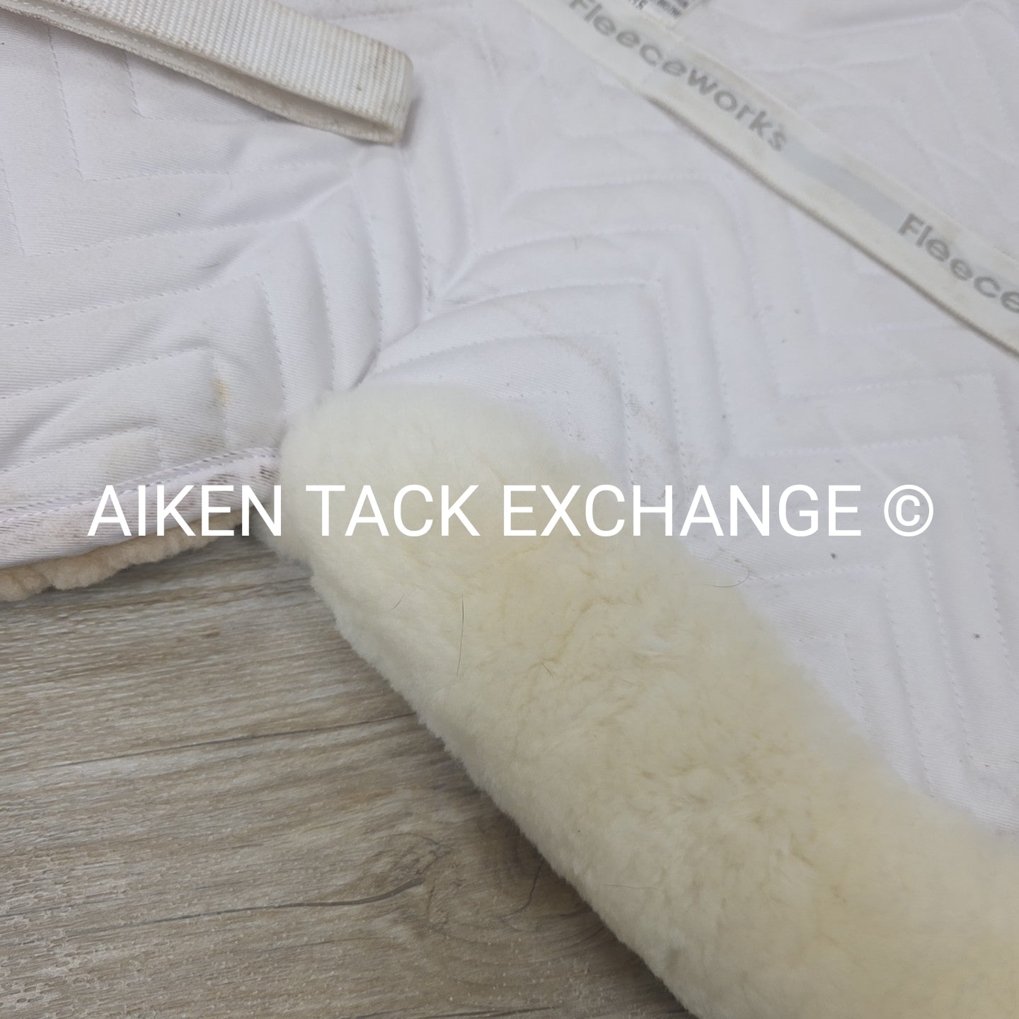Fleeceworks Perfect Balance Rolled Edge Sheepskin Half Pad with Front Shims, Siz