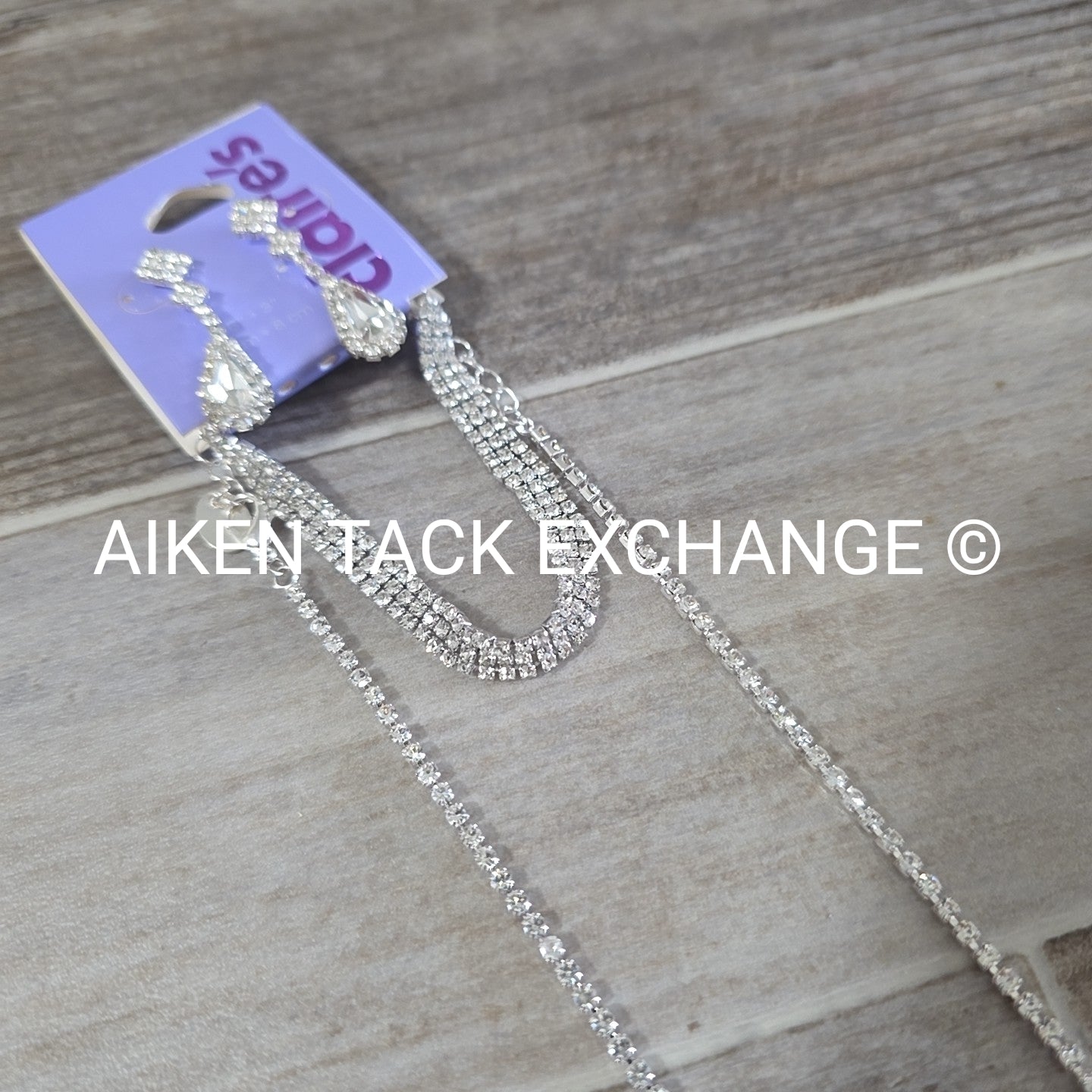 Claire's Bundle - 1 Tiara, 1 Set of Earrings, 1 Necklace, 1 Bracelet