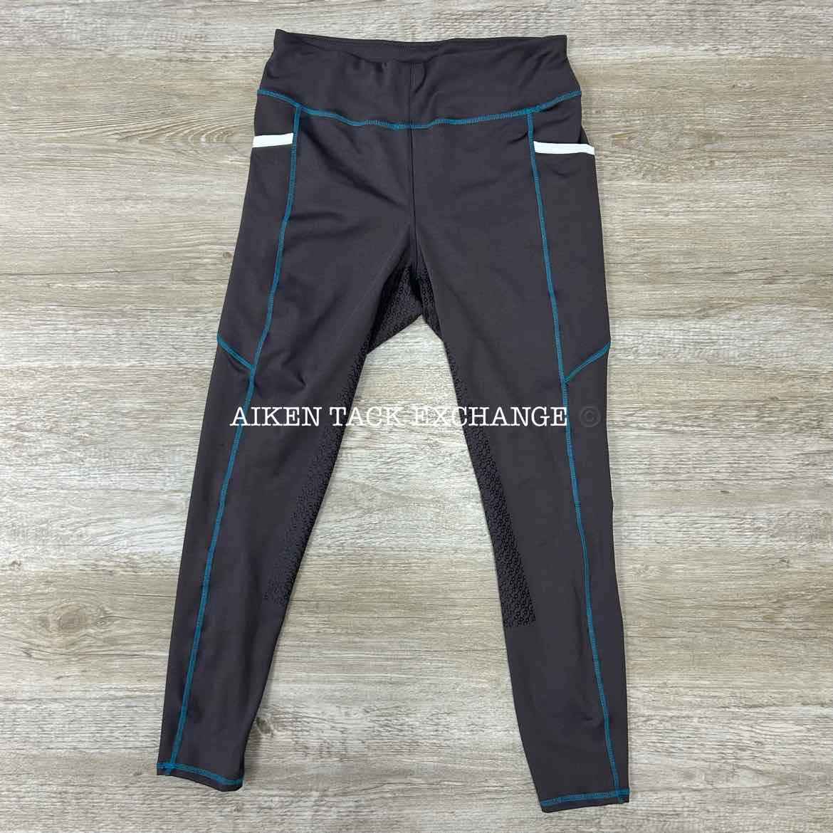 Dover Saddlery Silicone Grip Full Seat Riding Tights, Size Large