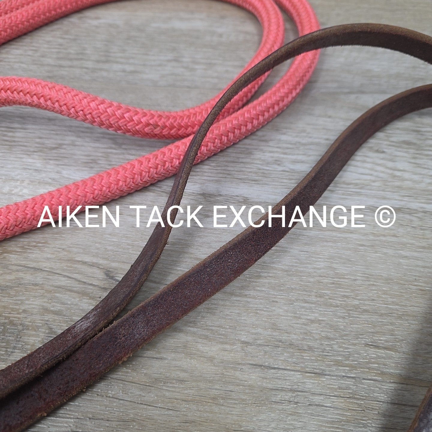 Nylon and Leather Rope Reins
