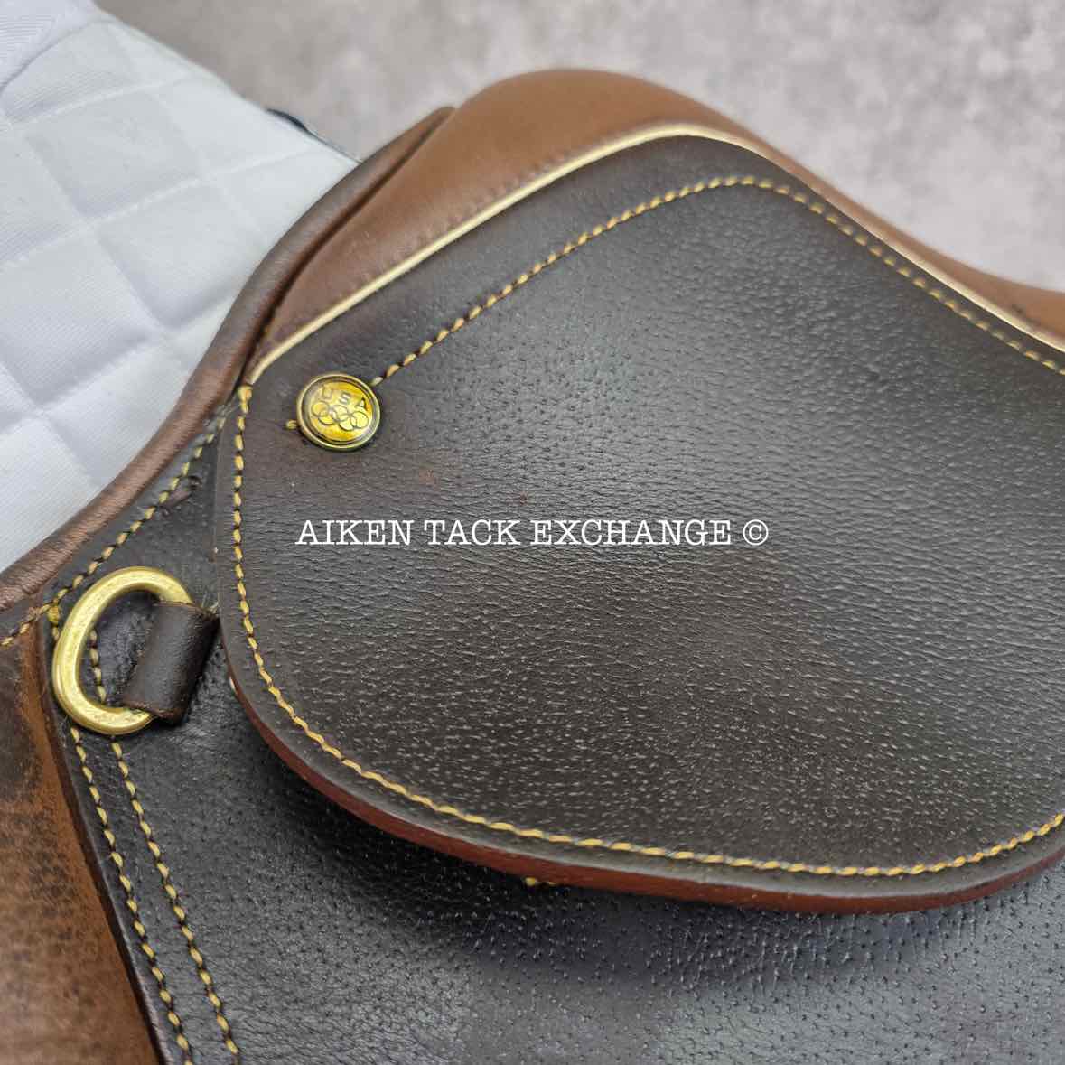 Collegiate Miller's USET Close Contact Jump Saddle, 16.5" Seat, Medium Tree, Foam Panels