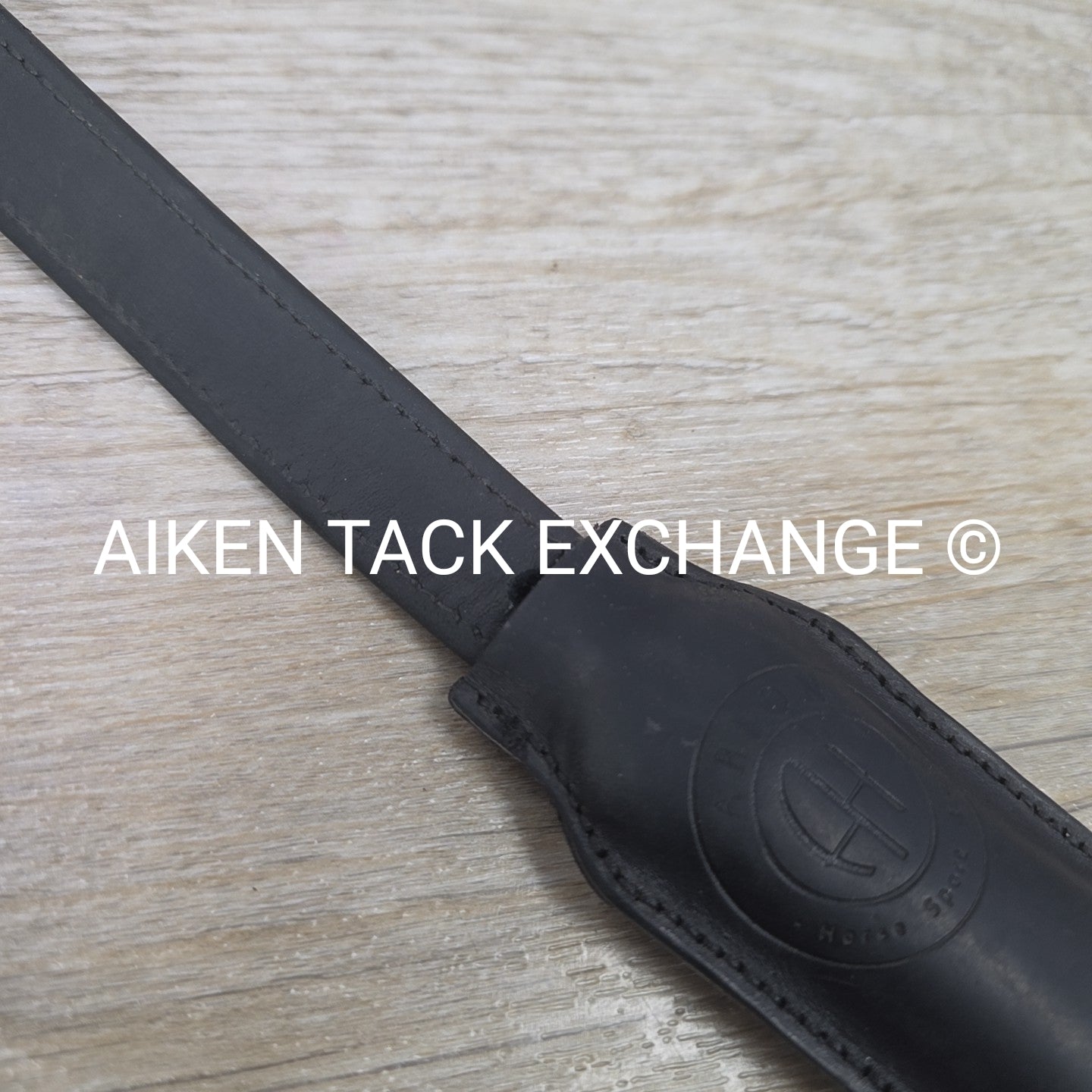 Arion Dressage Stirrup Leathers, Black, Size Small