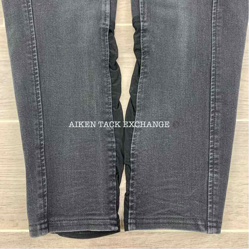 FITS Denim Silicone Full Seat Breeches, Size Medium