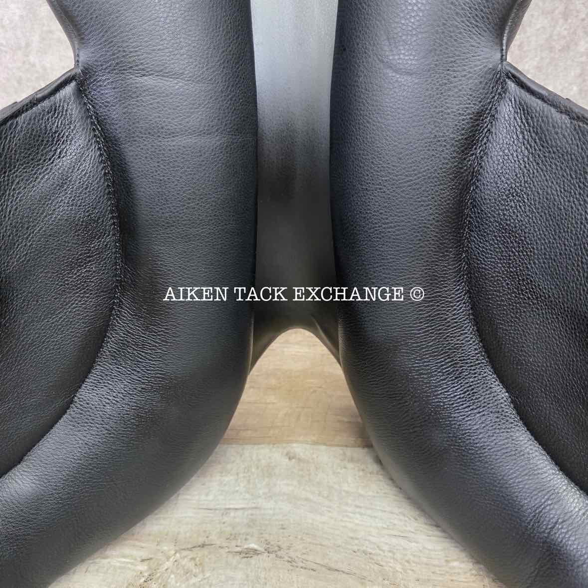 2023 Envy by Custom Saddlery Aurora Monoflap Dressage Saddle, 17.5" Seat, Adjustable Tree, Wool Flocked Panels