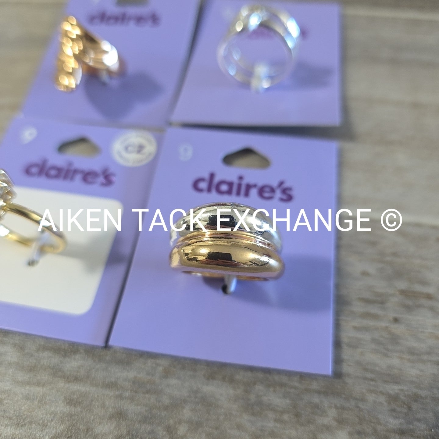 Claire's Rings (4) - Size 9