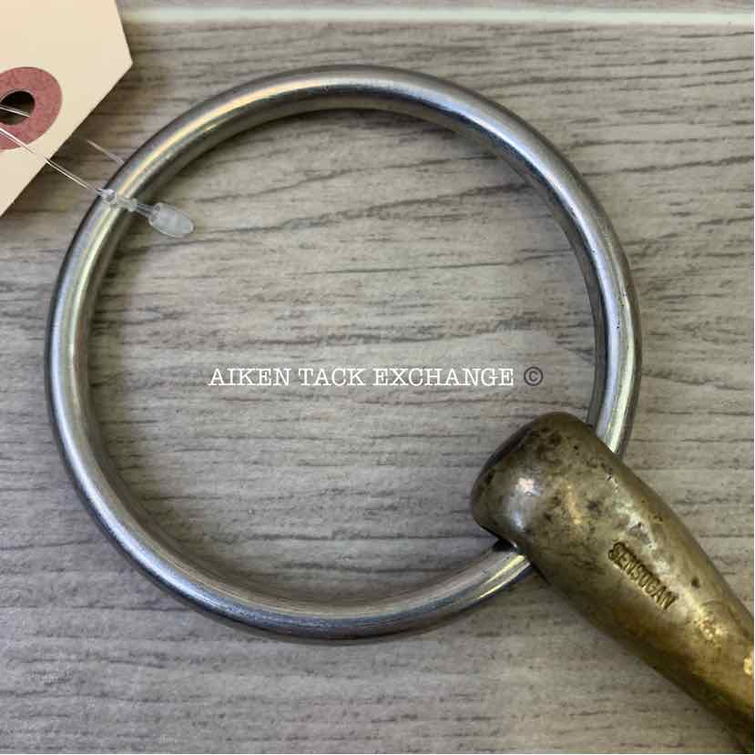 Herm Sprenger KK Ultra Sensogan Double Joint Loose Ring Bit 5.25"