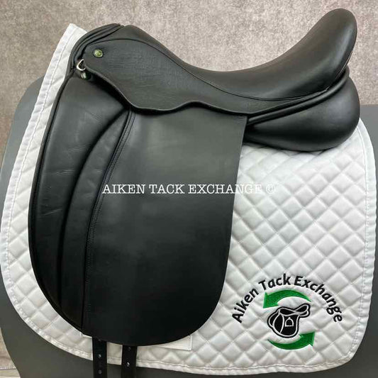 2011 Hulsebos DR CC Dressage Saddle, 18" Seat, Medium Wide Tree, Wool Flocked Panels