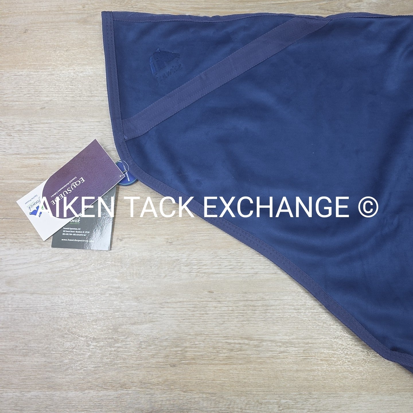 Fenwick Equestrian EquSuede Quarter Sheet, Blue, Size Medium