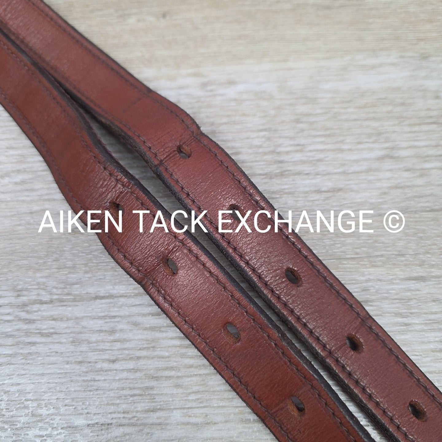 Nylon Backed Stirrup Leathers, Brown, 58"