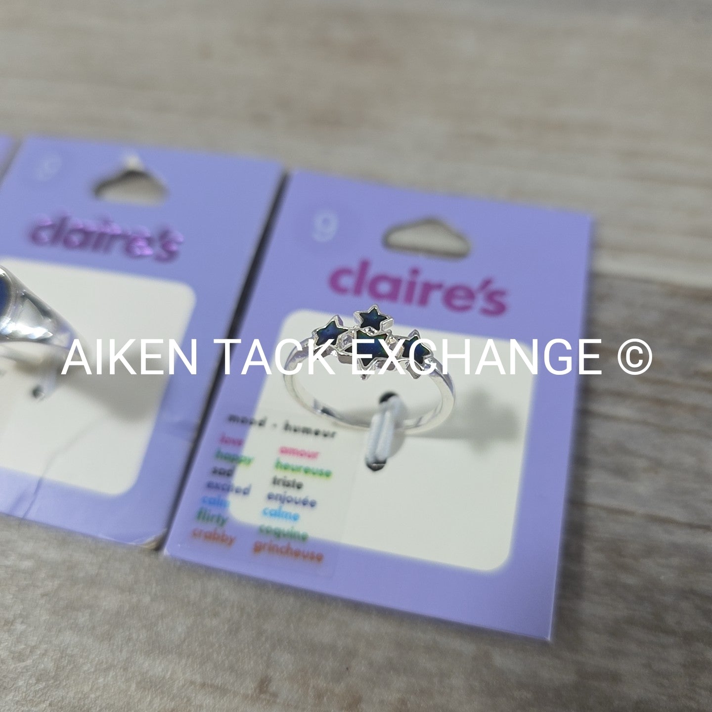 Claire's Mood Rings (3) - Size 9