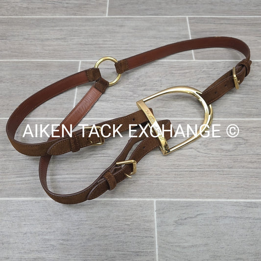 Ralph Lauren Tri-Strap Stirrup Waist Belt, Size Medium