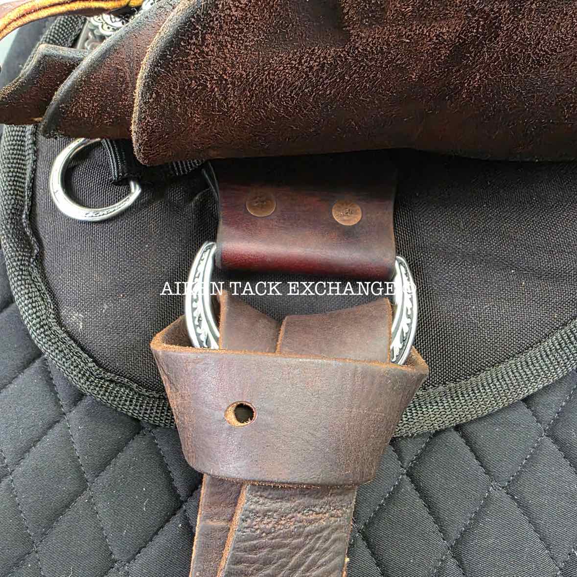 2020 Crest Ridge Saddlery Crusade Lite Western Saddle, 17" Seat, Wide Tree - Full QH Bars