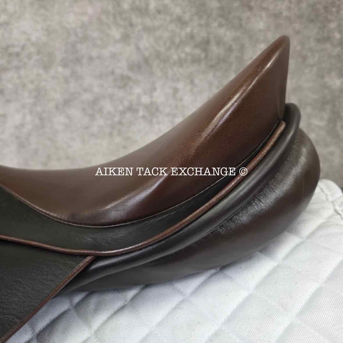 1993 Passier Gewalkt VD All Purpose Saddle, 17" Seat, Medium Tree, Wool Flocked Panels