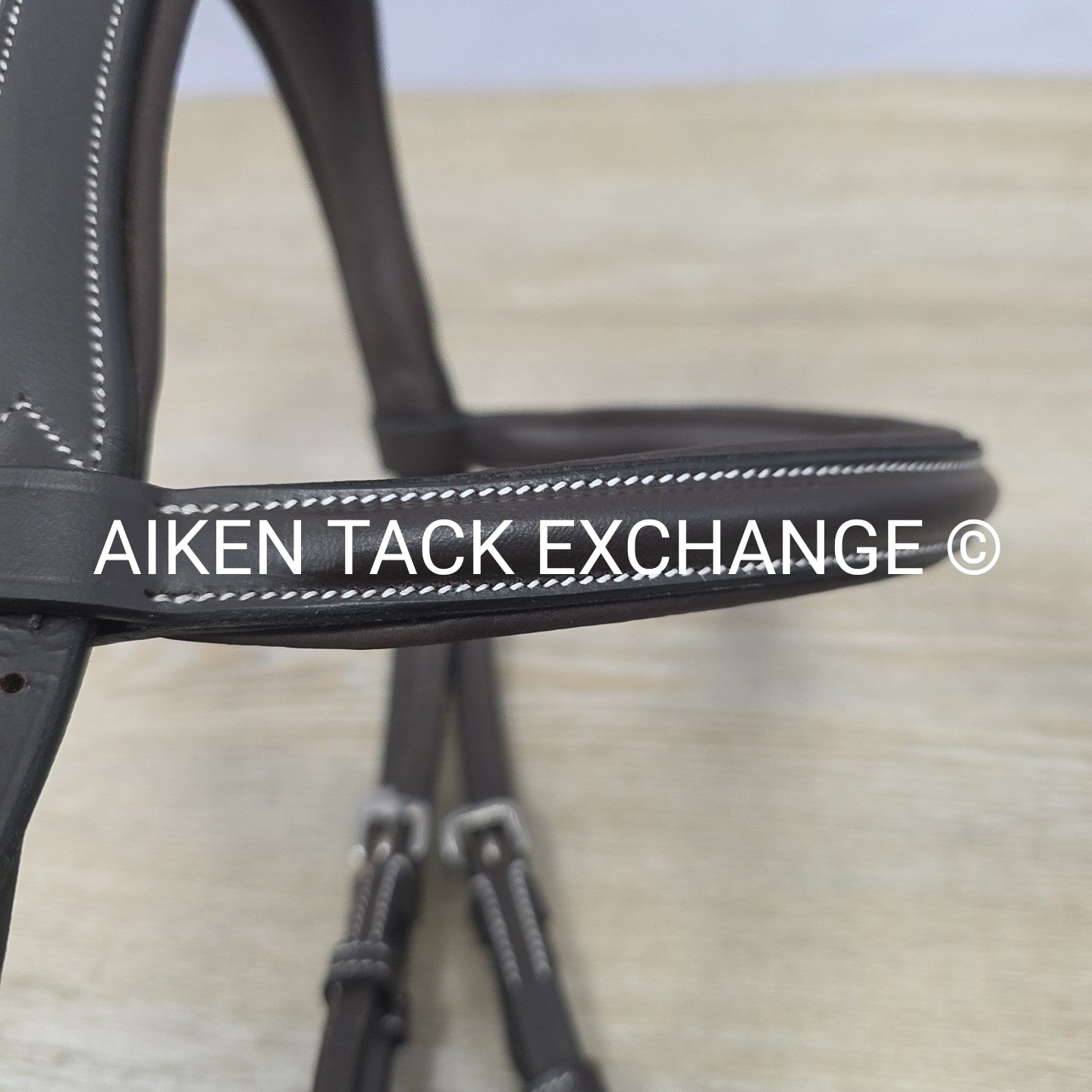 HDR Pro Mono Crown Padded Bridle with Reins, Havana, Size Cob