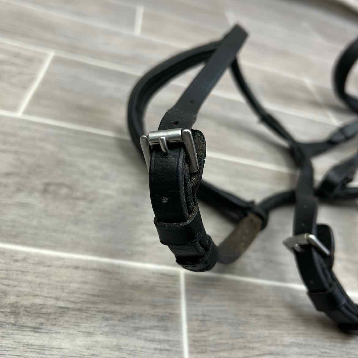 Shires Velociti Rapida Rolled Padded Caveson Bridle, No Reins, Size Full