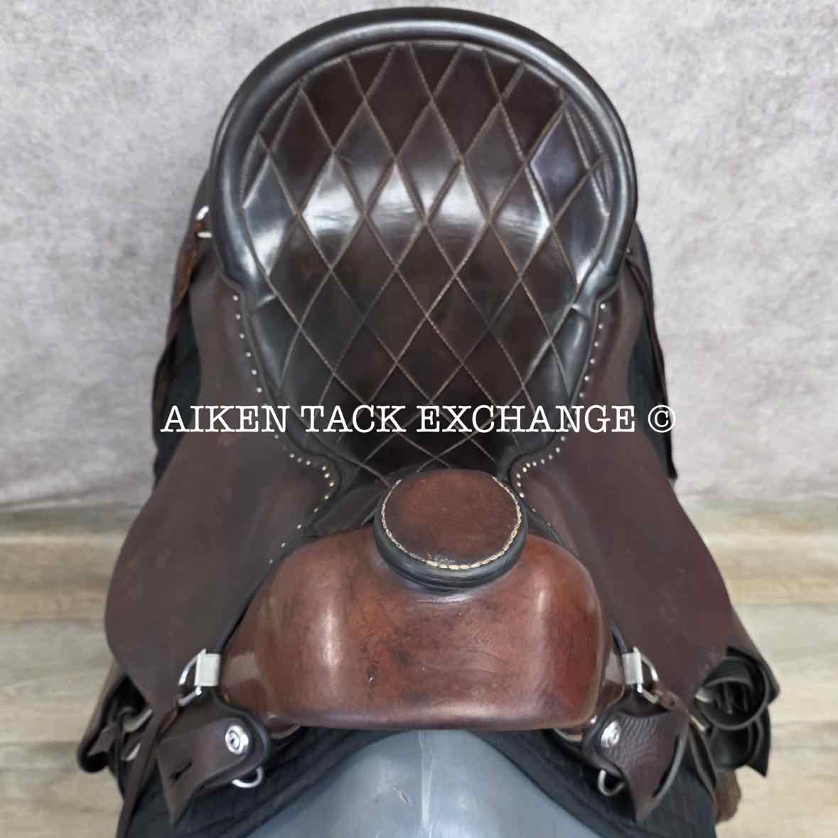 Steele Classic Trail Western Saddle, 16.5" Seat, Wide Tree - Full QH Bars