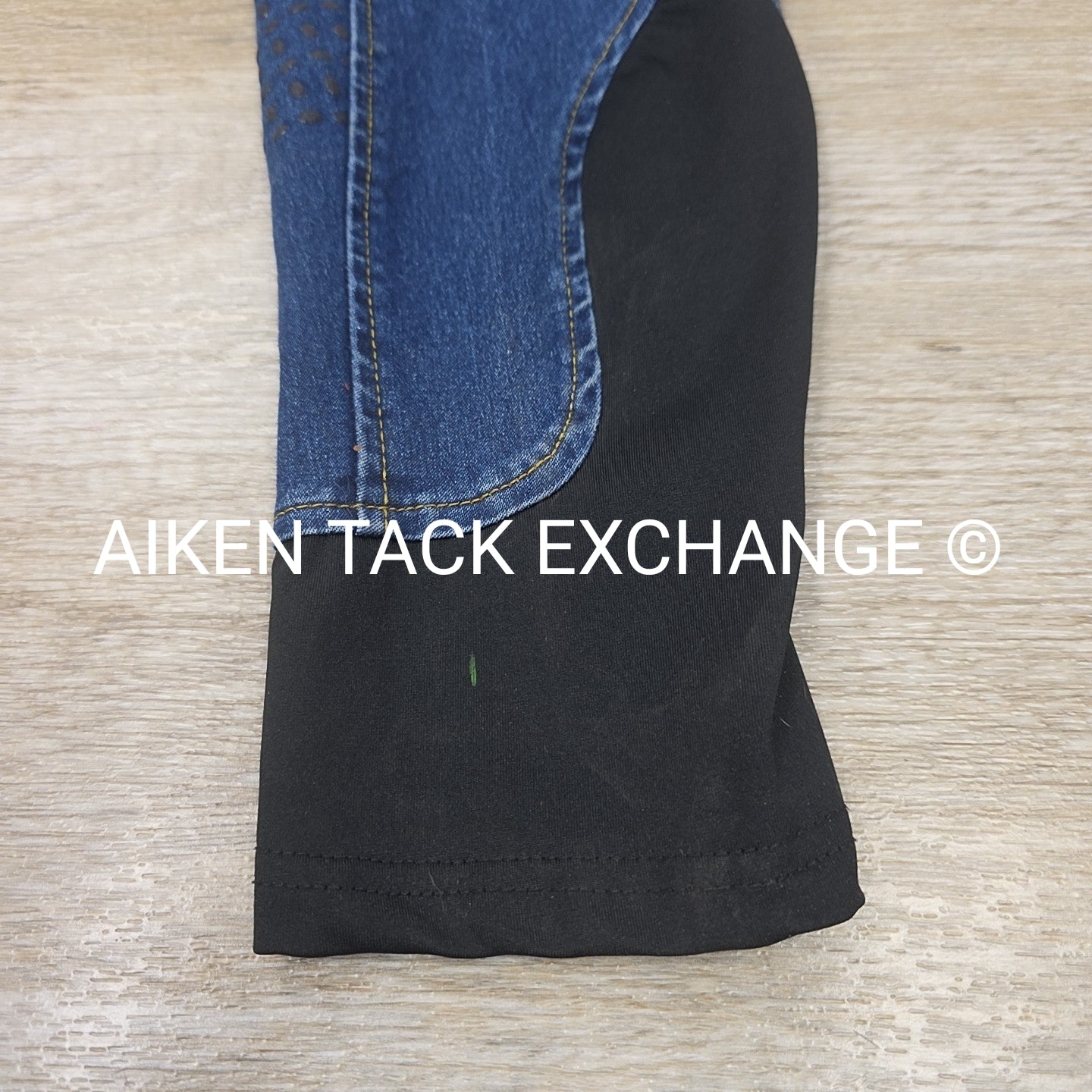 Denim Silicone Grip Full Seat Breeches, Size 30