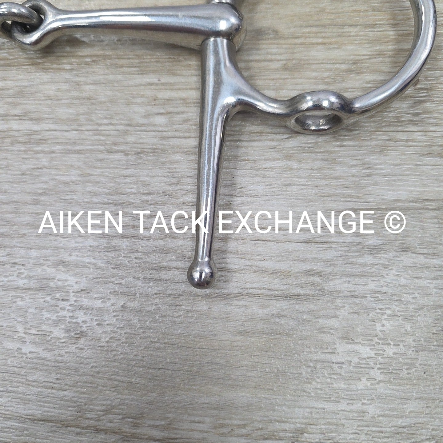 Korsteel Single Joint Full Cheek Gag Bit, 5.5"