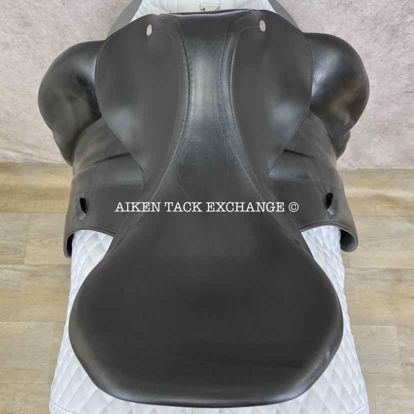 **SOLD** Hermes Corlandus Monoflap Dressage Saddle, 17.5" Seat, Medium Wide Tree, Foam Panels