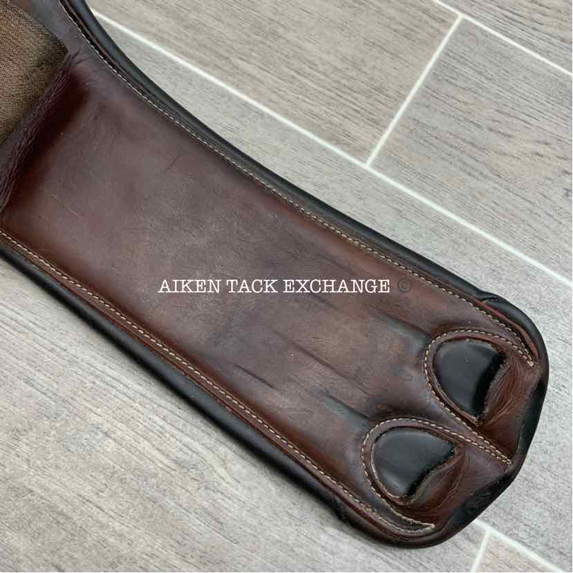 Devoucoux Short Belly Guard Stud Girth, Brown, 28"