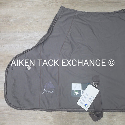 Fenwick Equestrian Sporty Dress Sheet Cooler, Grey, 70"