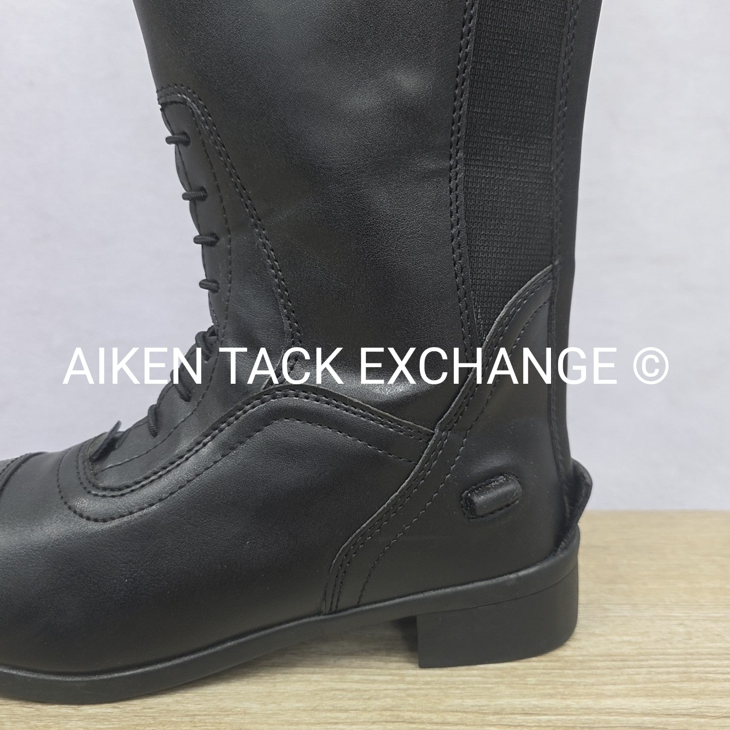 Saxon Syntovia Field Boots, Size 8.5, Regular Height, Extra Wide Calf