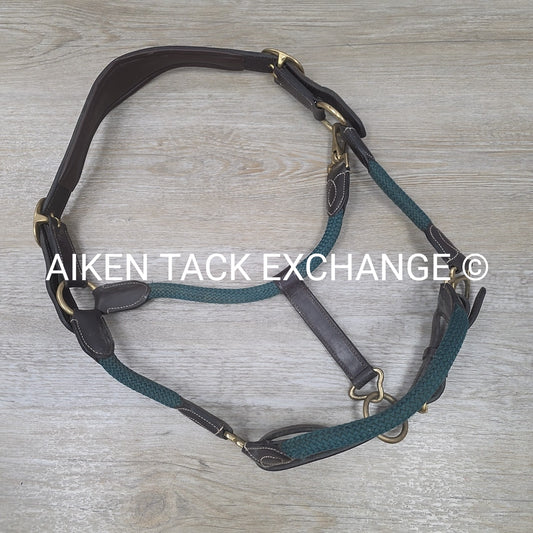 SmartPak Leather & Rope Halter, Size Full