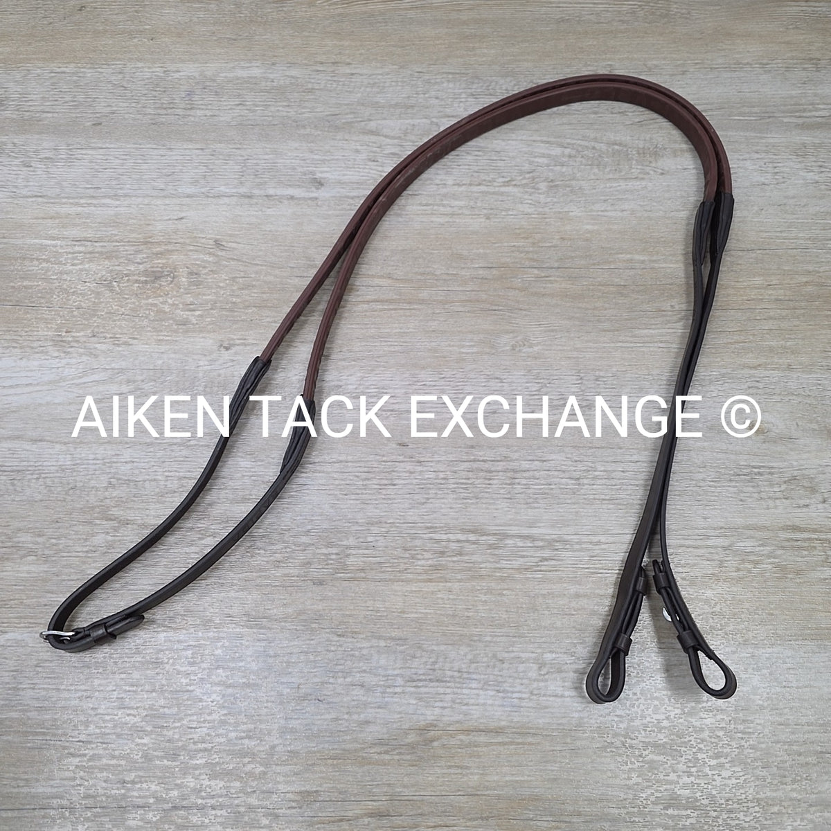 Shires Velociti RAPIDA Rubber Reins, Brown, 54"