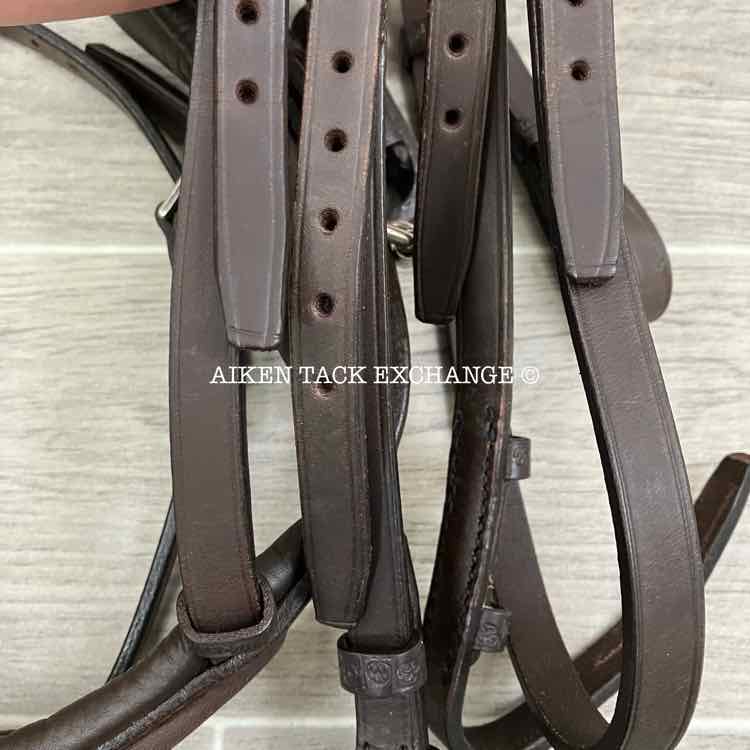 Stubben Switch 2-in-1 Snaffle & Weymouth Bridle, Brown, Size Full