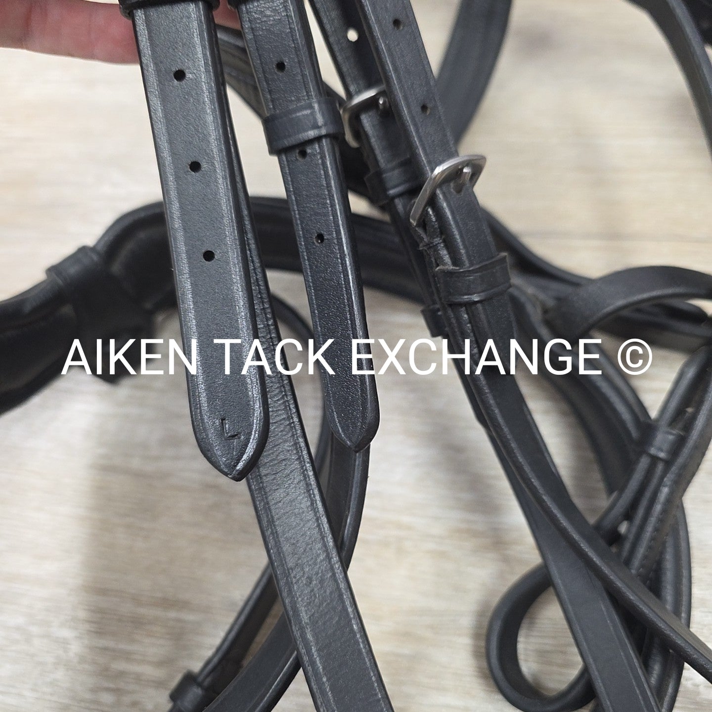 Grewal Equestrian Cobra Monorcown Bridle with Bradoon Hanger & Matching Reins, B