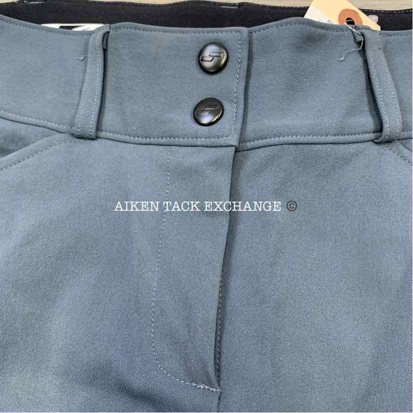 Struck Apparel 50 Series Knee Patch Breeches, Steel, Size 27