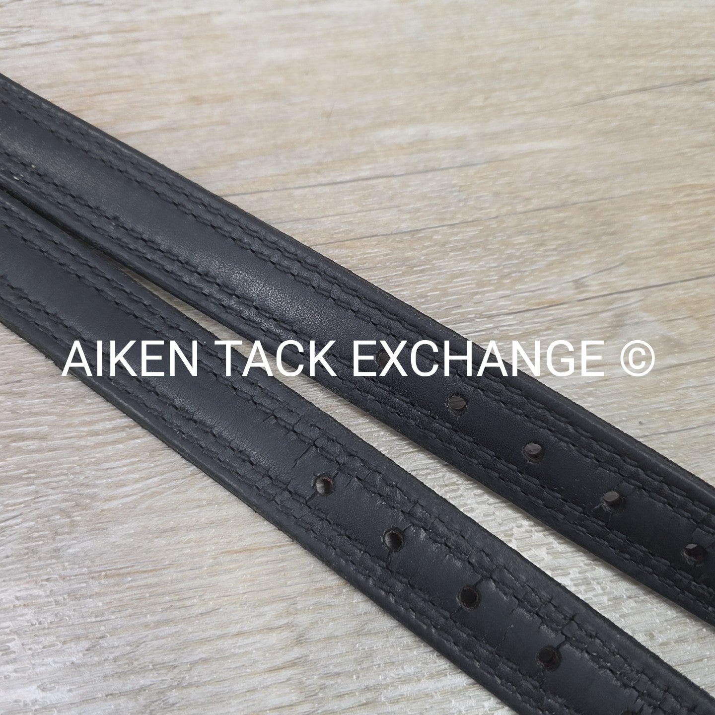Nunn Finer Nylon Center Stirrup Leathers, Black, 54"