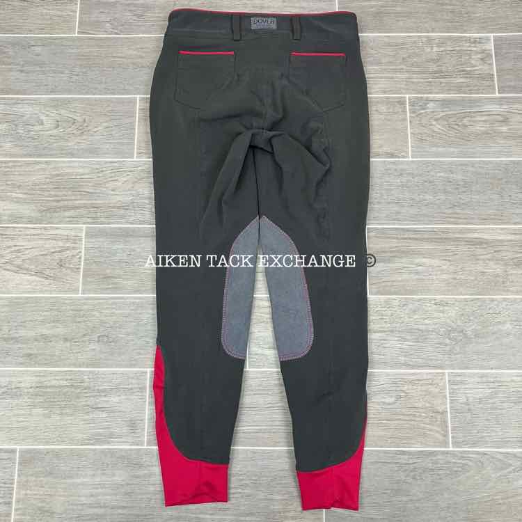 Dover Saddlery Knee Patch Breeches, Size 26