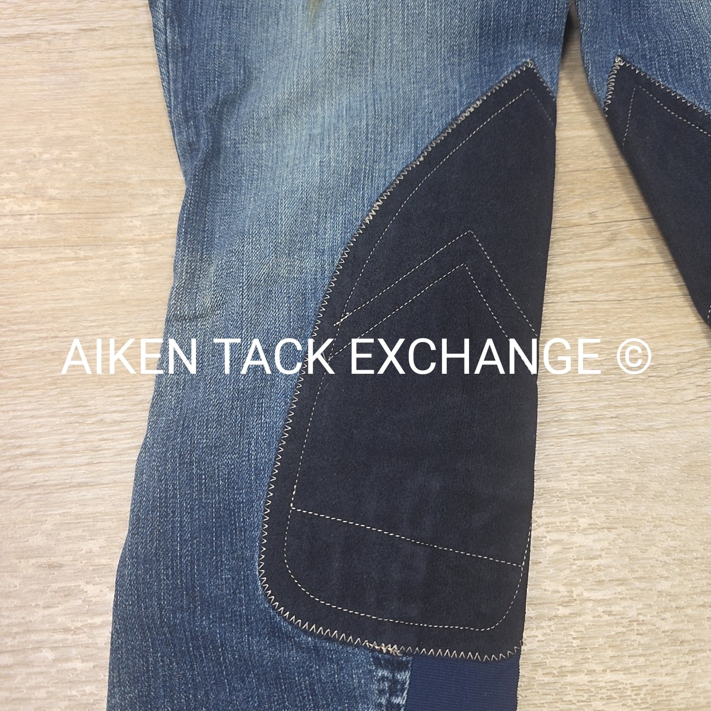 Ariat Denim Knee Patch Breeches, Women's 26R (have blemish)