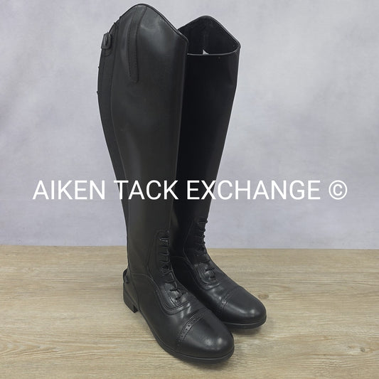 Saxon Syntovia Field Boots, Size 8.5, Regular Height, Extra Wide Calf