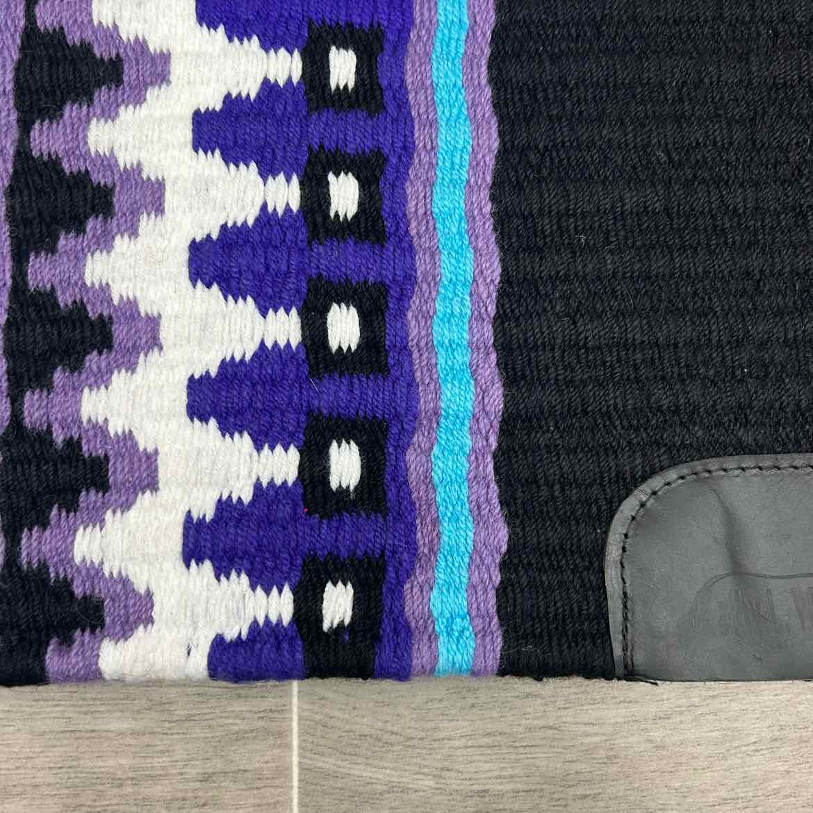 Kathy Williams Woven Western Show Pad, 100% Wool, Size 34" x 40"
