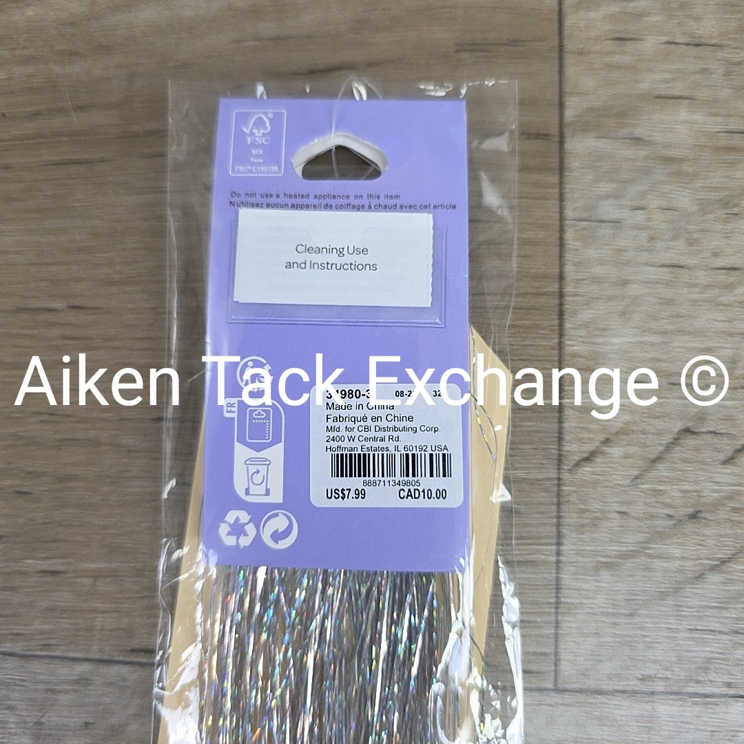 Claire's Faux Hair Tinsel Extension with 2 Clips