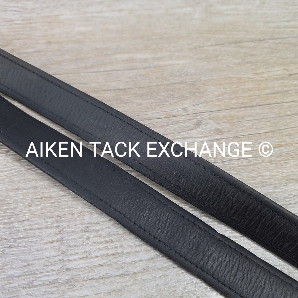 Nylon Lined Stirrup Leathers, Black, 60"
