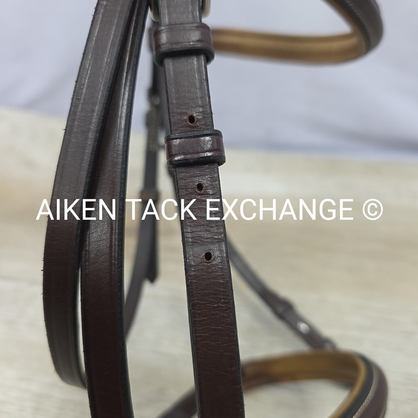 Plain Raised Bridle, No Reins, Brown, Size Pony