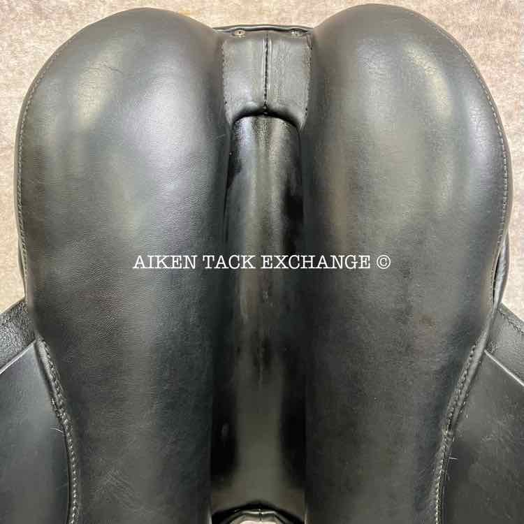 2002 Kieffer Lech DL Dressage Saddle, 17" Seat, Medium Tree, Wool Flocked Panels