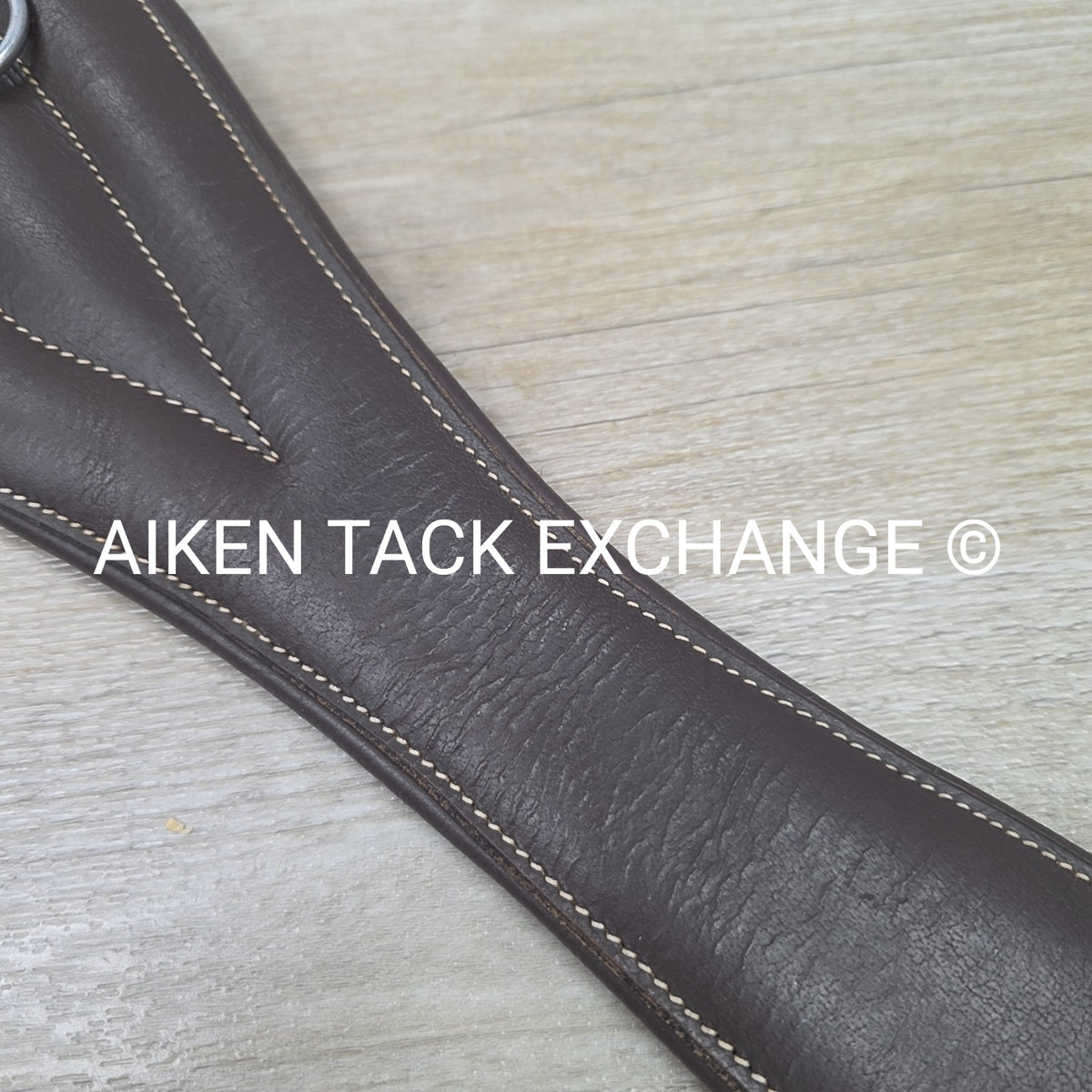 Contour Double End Elastic Girth, Brown, 52"