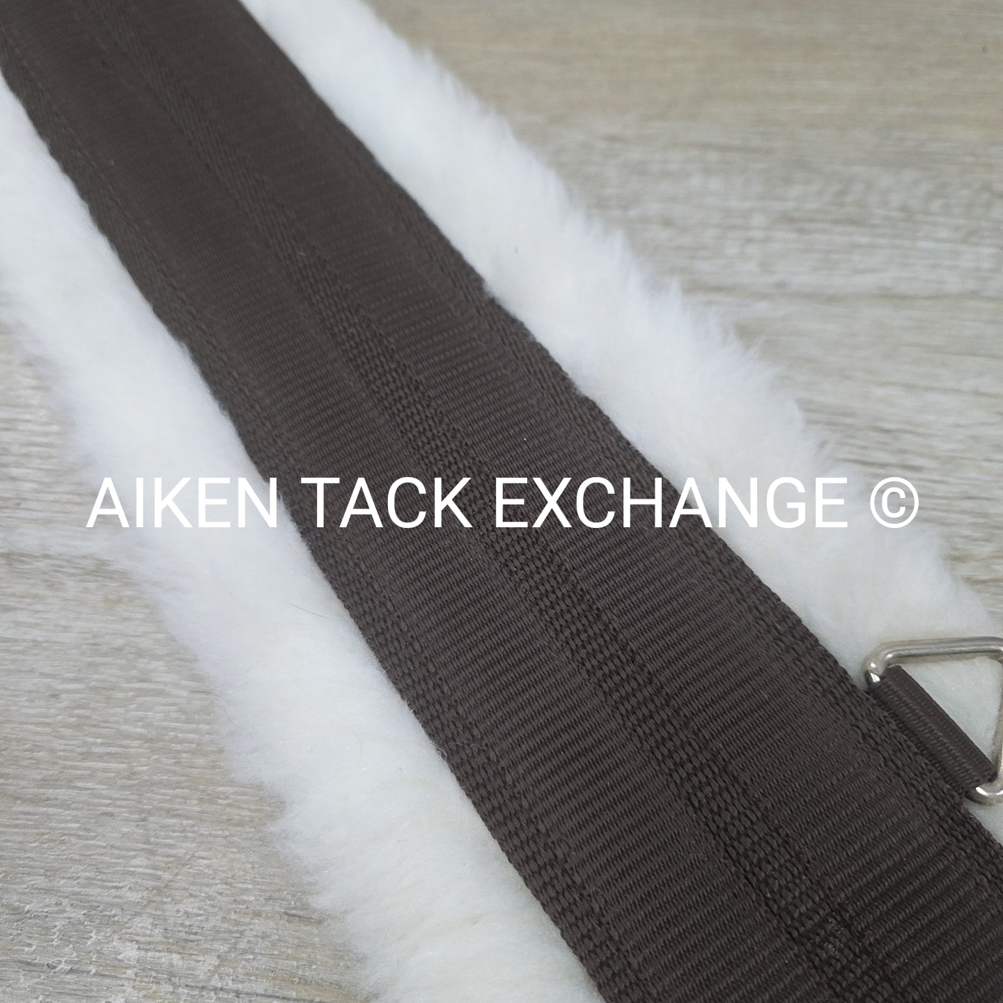 Fleece Girth with Double End Elastic, Brown, 44"